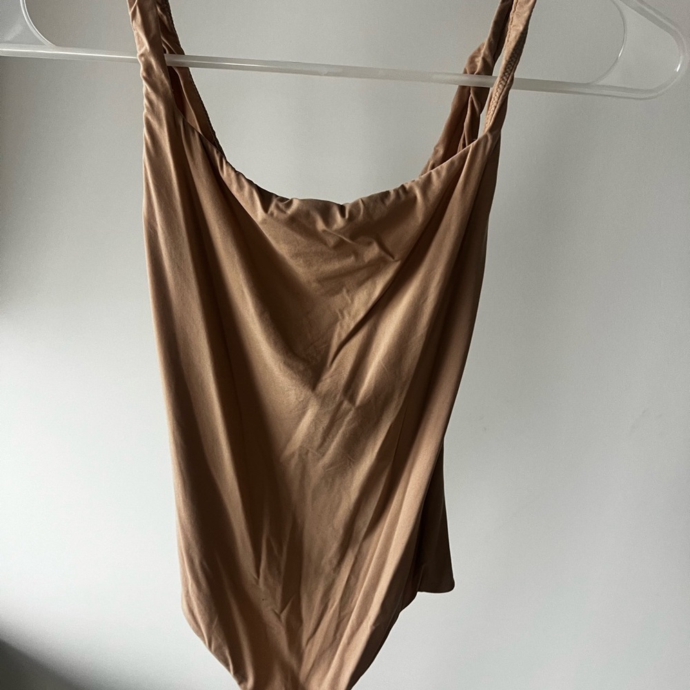 Brand New Beige Quince Bodysuit